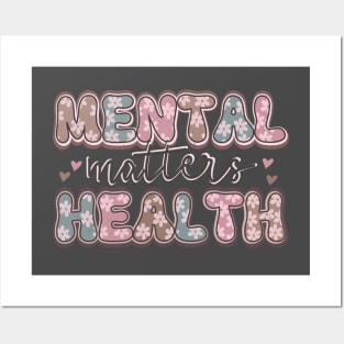 Mental Health Matters Awareness Posters and Art